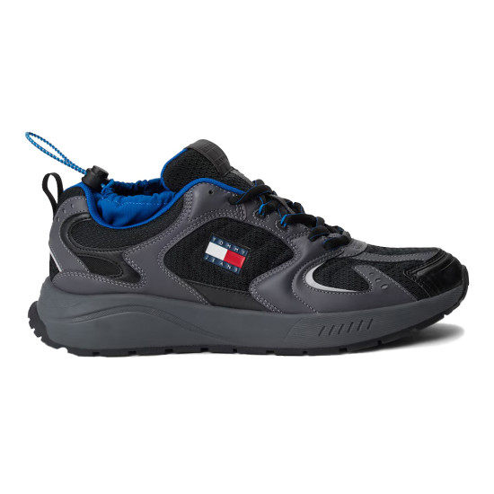 Tommy Hilfiger Mixed Texture Toggle Cord Trainers